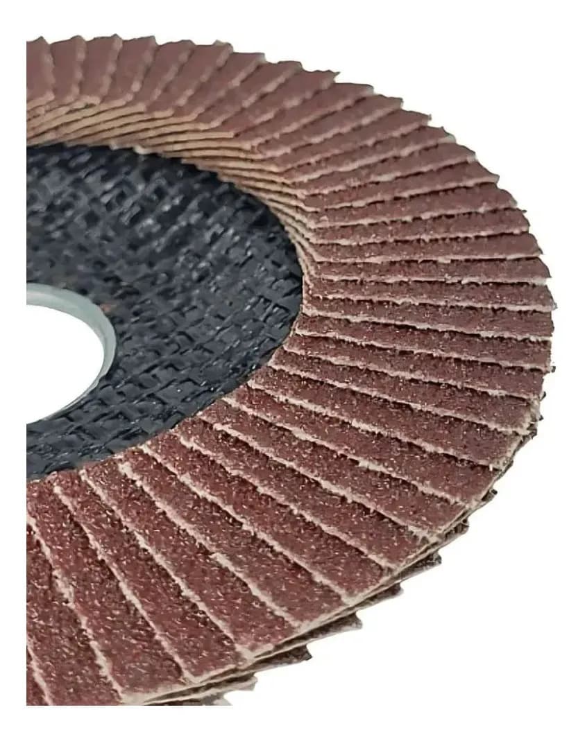 Kit 10 Disco Lixa Tipo Flap 115mm Para Lixadeira, Grao 40 MFL — imagem 3