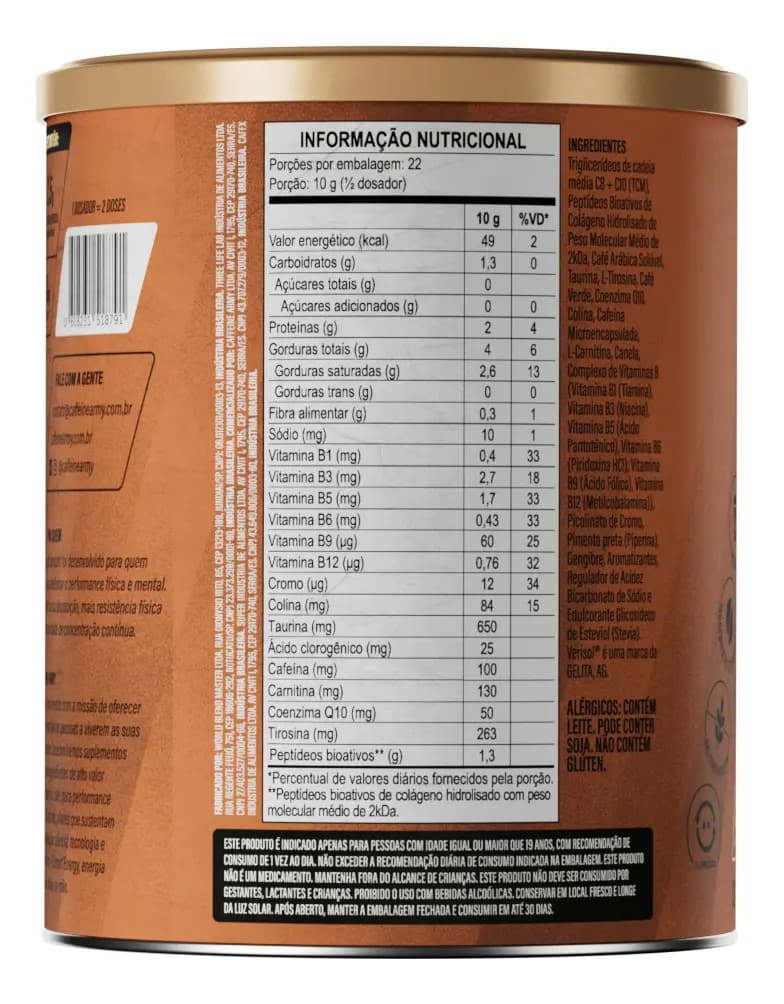 Supercoffee Tradicional - Classic Size (220g) - Caffeine Army — imagem 2