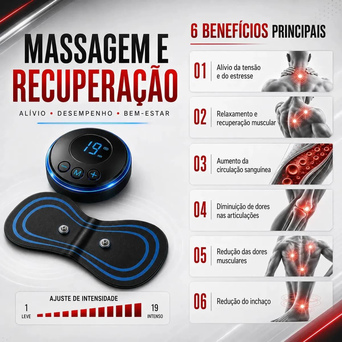 Kit 20 Itens Esportivos Para Treino Em Casa Academia Fitness Funcional Com Elásticos Extensor Puxadores Massageador Faixas Elásticas Mini Band P/ Exercícios Gin — imagem 6