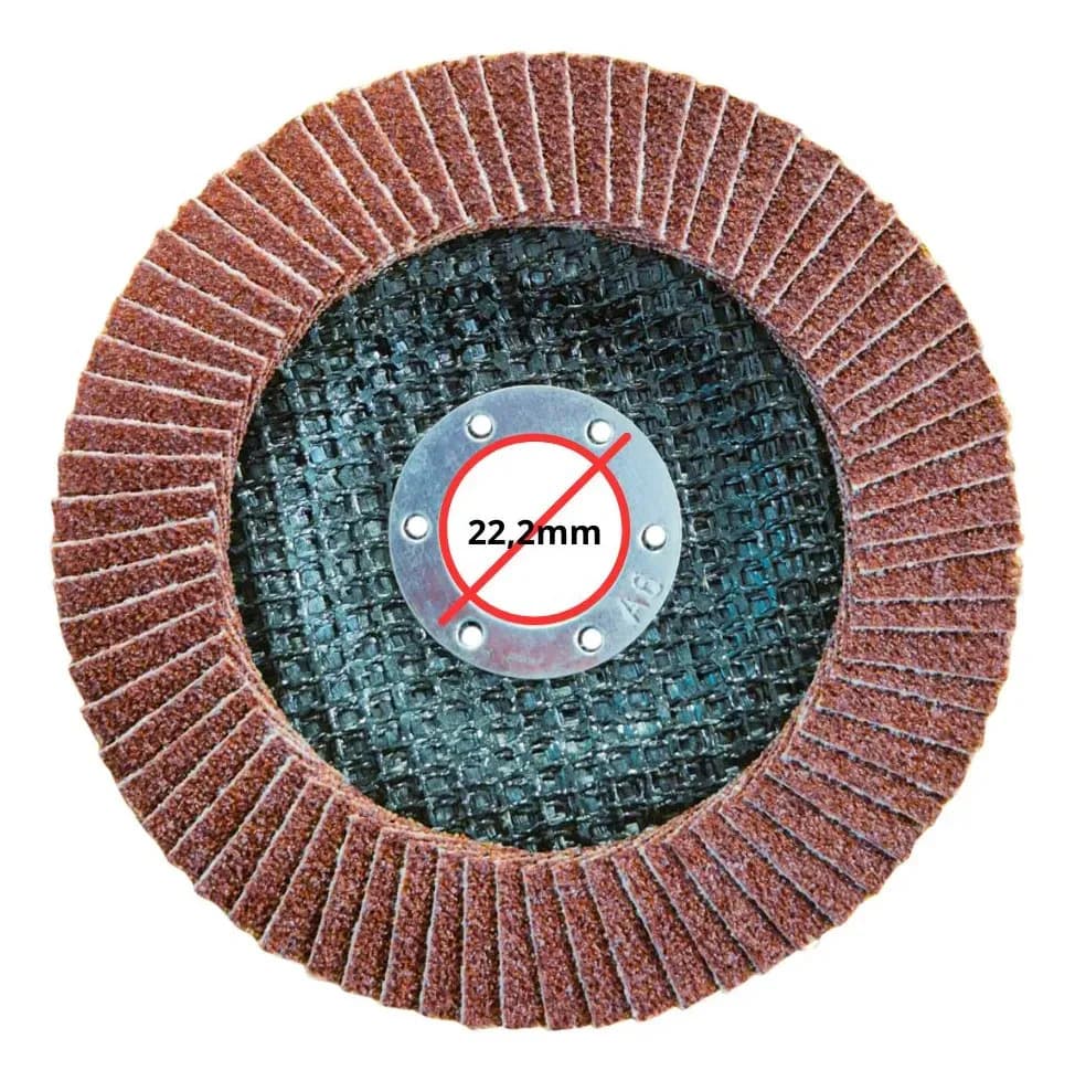 Kit 10 Disco Lixa Tipo Flap 115mm Para Lixadeira, Grao 40 MFL — imagem 2