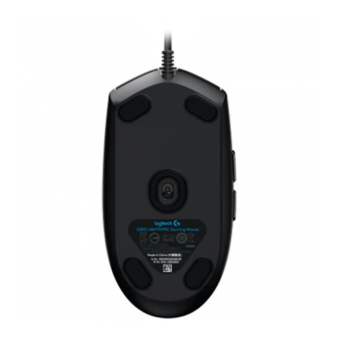 Mouse Ótico para Jogos Logitech G203 LIGHTSYNC Preto — imagem 4