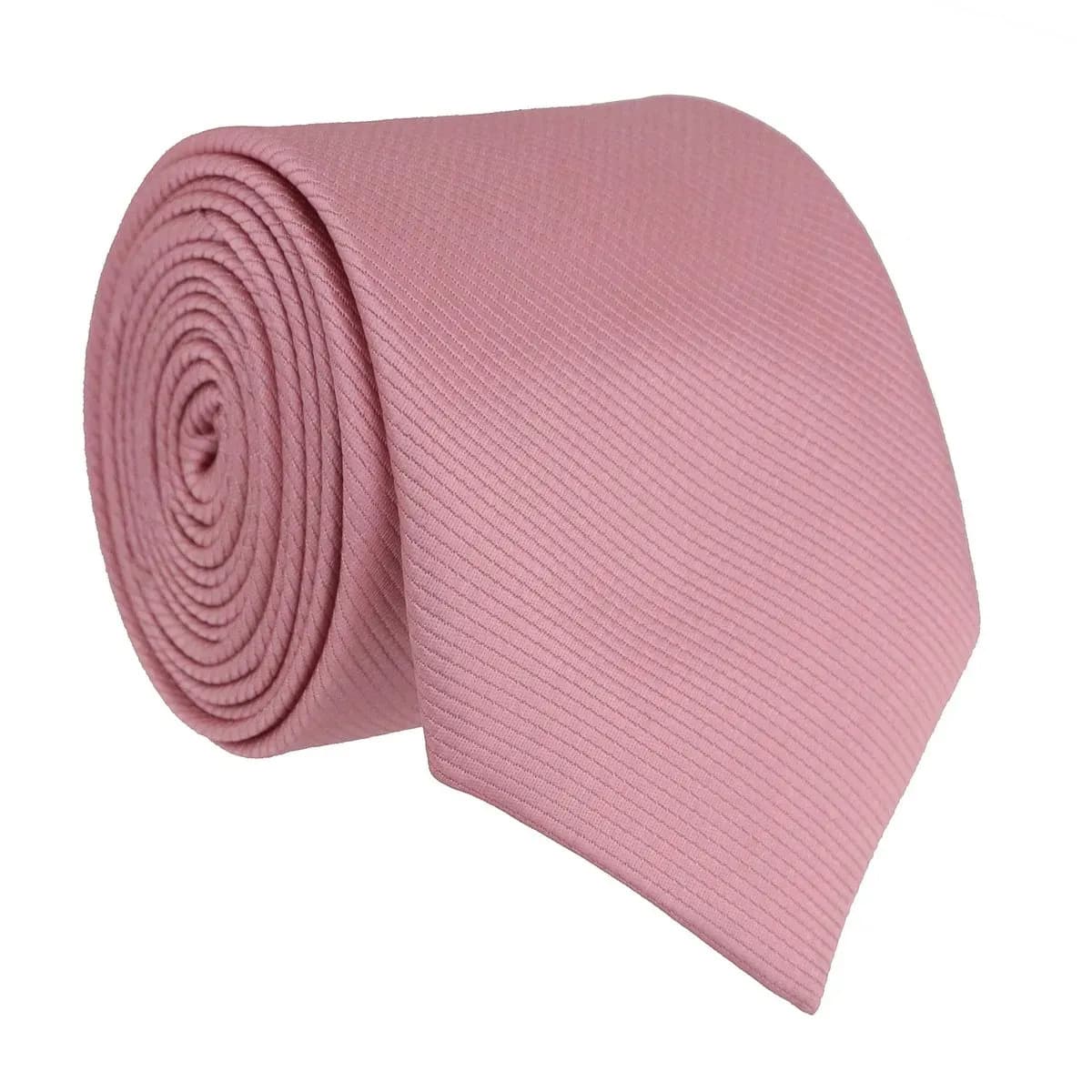 Gravata Tradicional Masculina Premium Várias Cores Padrinhos Casamento E Eventos Rose Gold — imagem 2