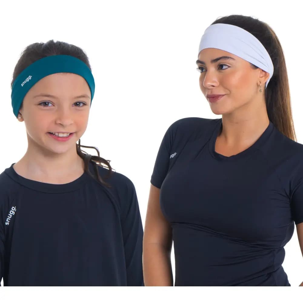 Faixa De Cabelo Elástica Headband Esportiva Proteção Uv50+ Tamanho Único — imagem 4