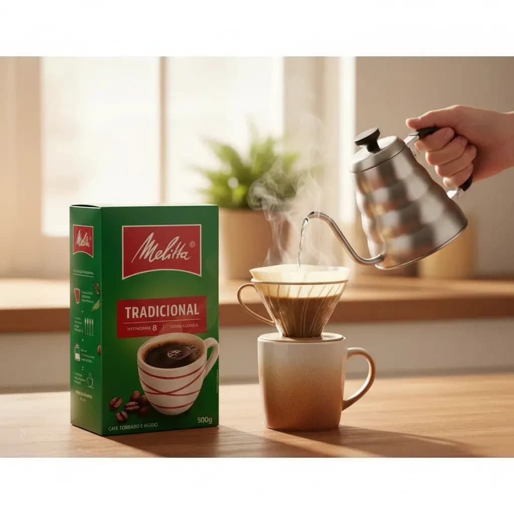 Café Melitta Torrado Moído Tradicional Intenso Vácuo 500g — imagem 3