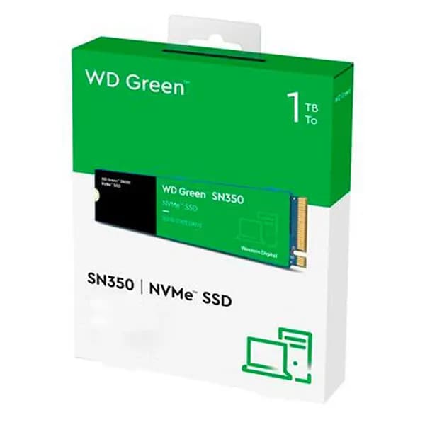 Ssd 1tb Western Digital Green Sn350 Nvme, Gen3, M.2 2280 Azul — imagem 3