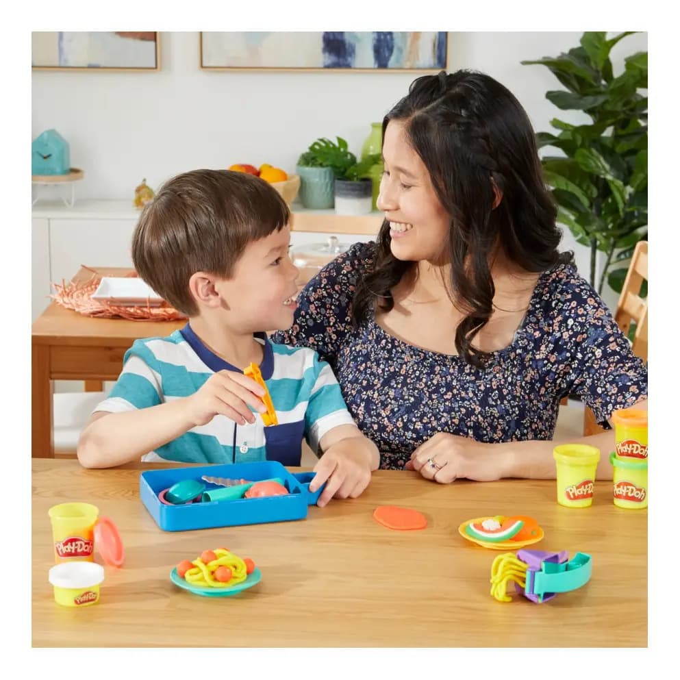Conjunto Play-doh Pequenos Chefs Starter Branco Vermelho Verde Laranja E Amarelo — imagem 6