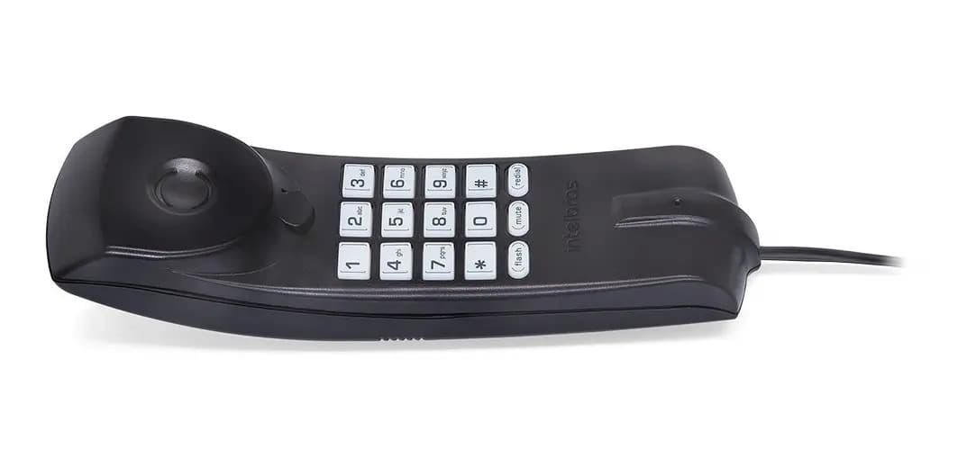Telefone Gôndola Com Fio Tc 20 Preto Intelbras Preto — imagem 4