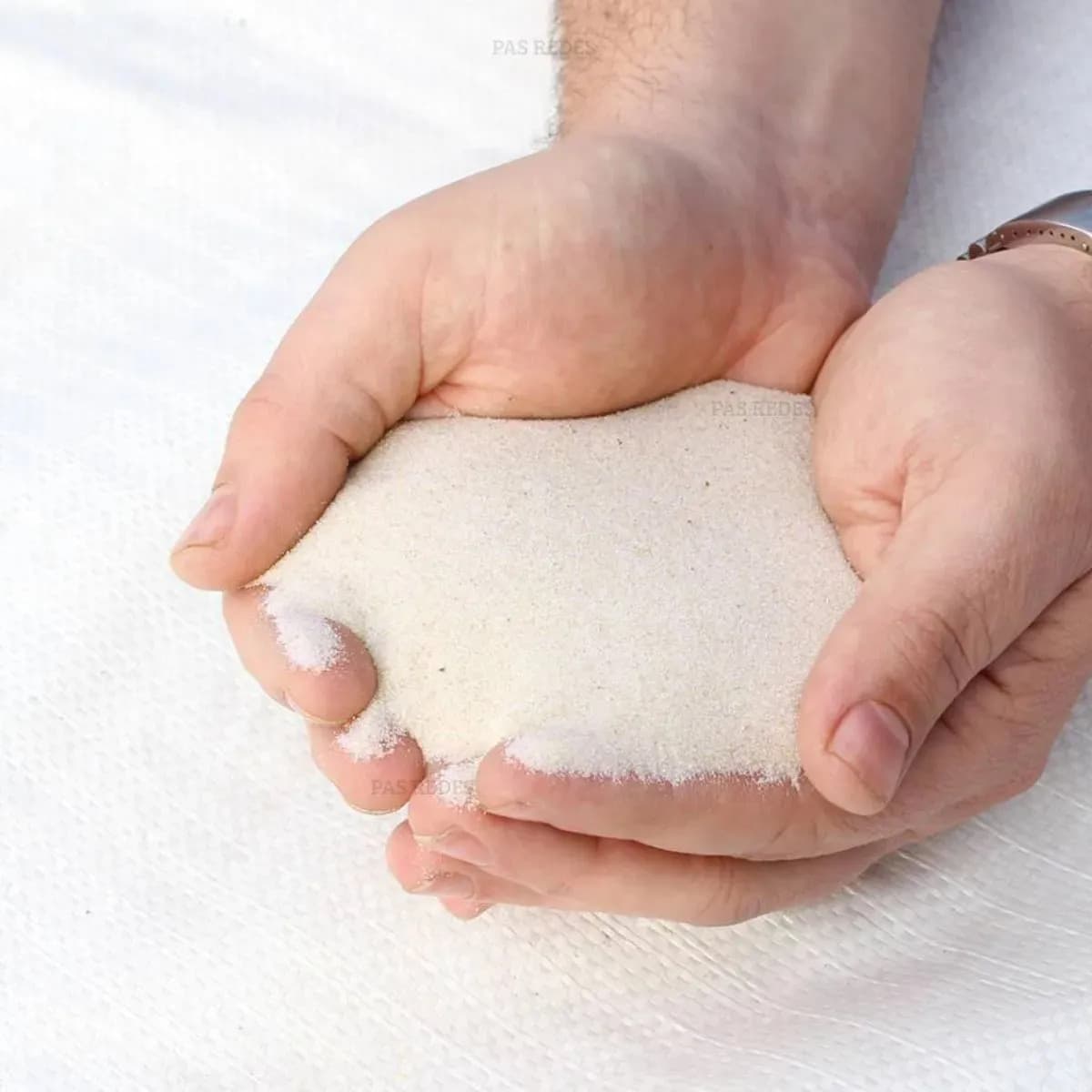 25kg Areia PAS DUNA Branca Lavada Super Fina Lago E Aquário — imagem 5