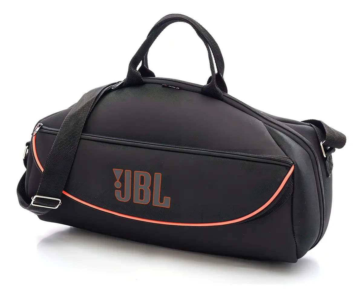 Case Triboshop Bolsa Preta Para JBL Boombox 3 2 1 Impermeável com Bolso Carregador — imagem 6