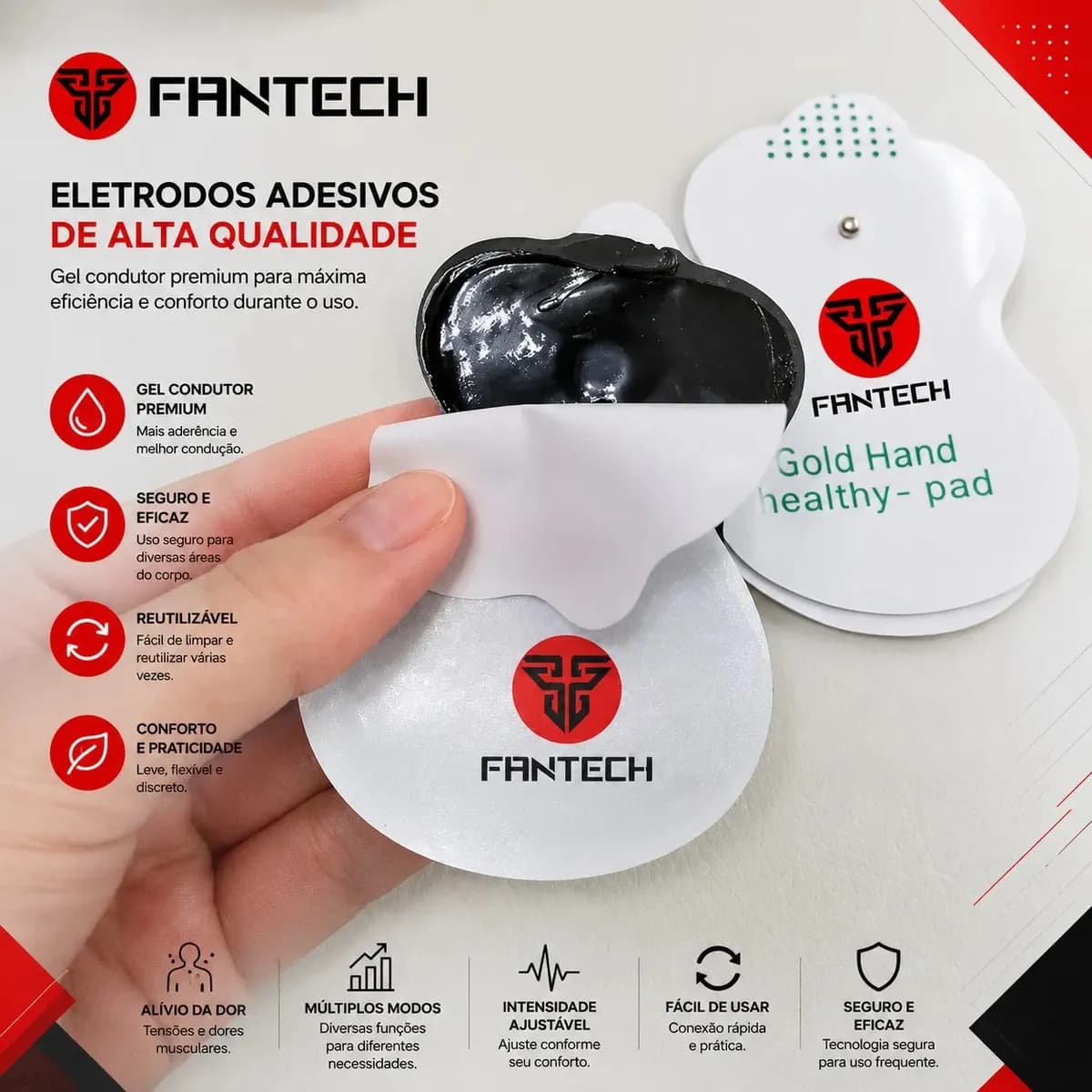 Aparelho De Choque Estimulador Terapia Ocupacional Fisioterapia Fantech — imagem 3