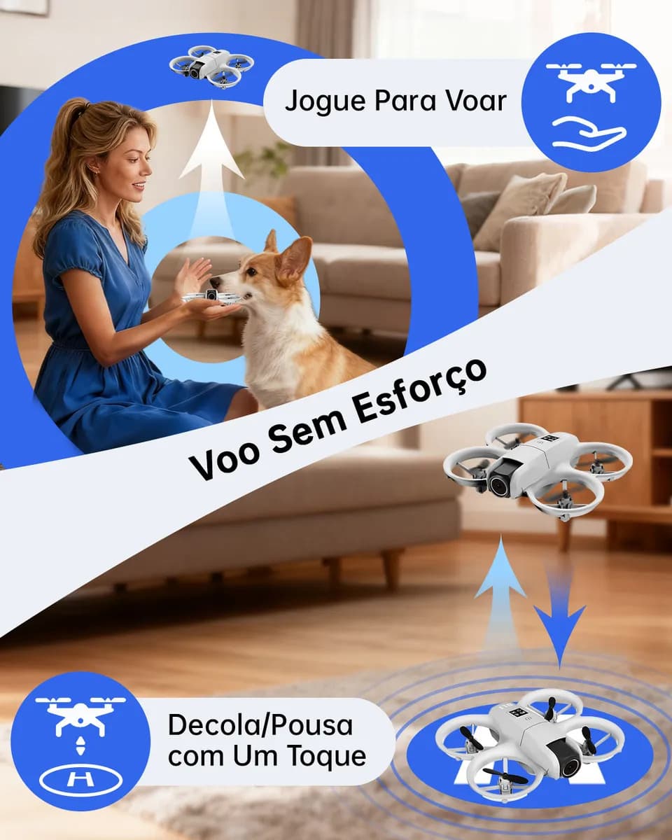 Drone Neo Com Câmera 4k Full Hd Wifi Cor Cinza 2 Baterias — imagem 8