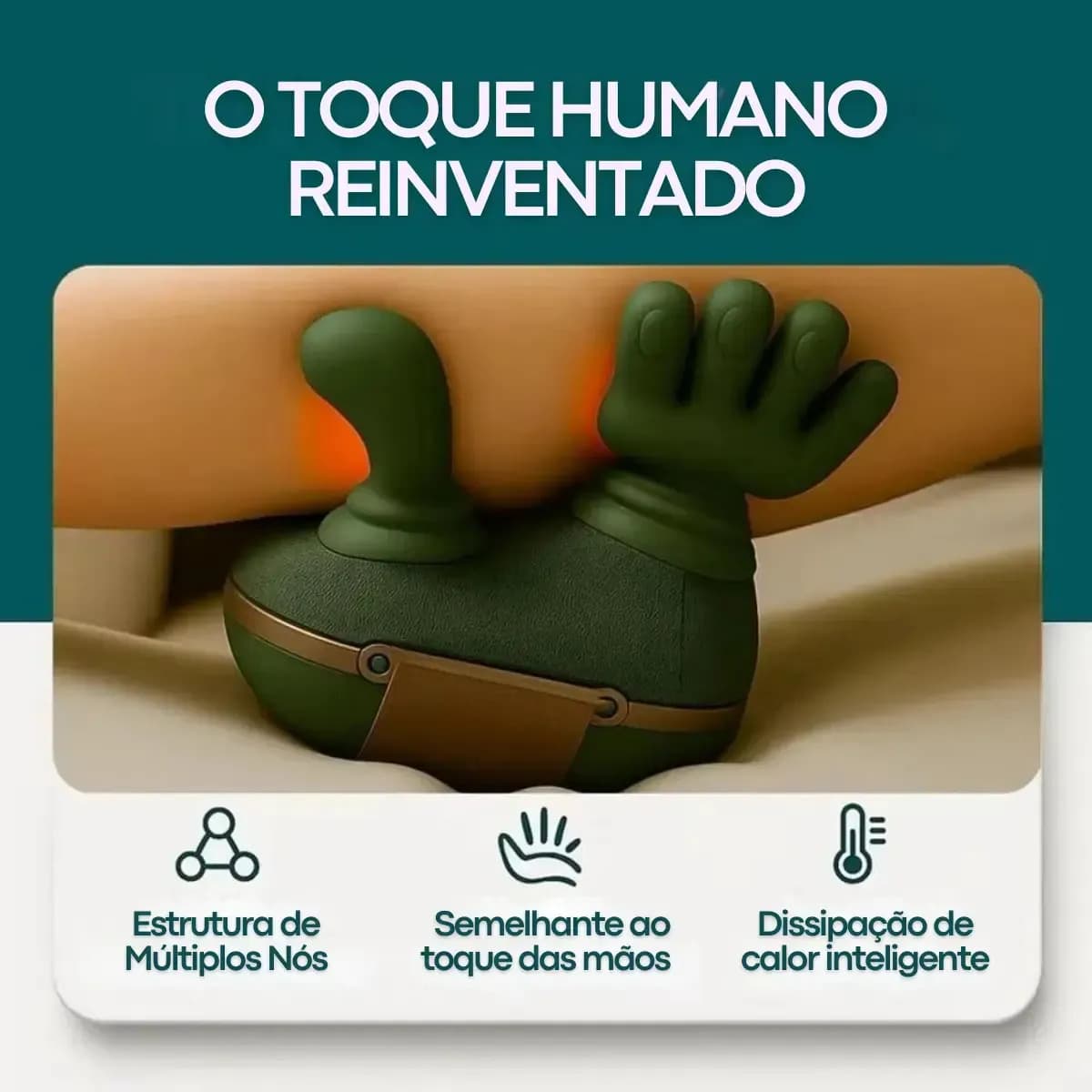 Massageador Mãozinha Pescoço e Ombro 3D — imagem 6