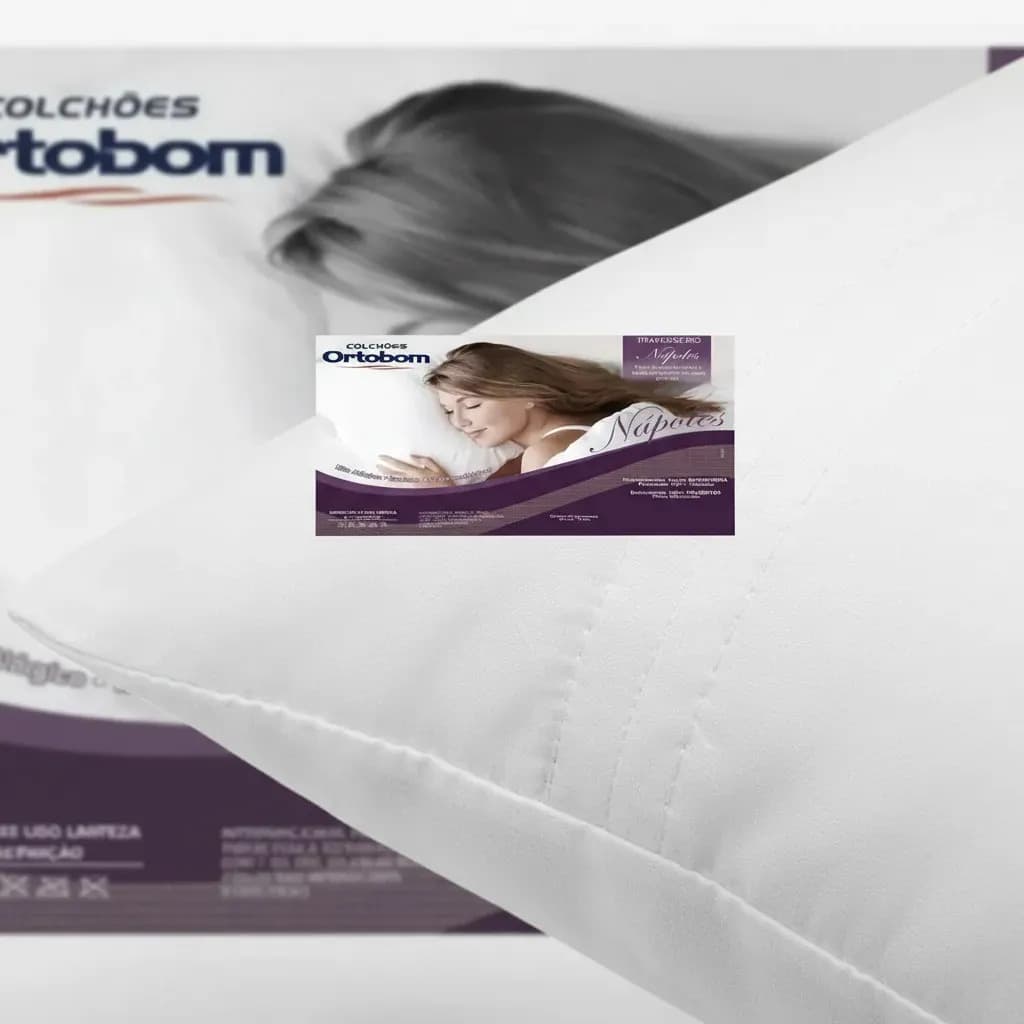Travesseiro De Cabeça Ortobom Nápoles Inodoro 100% Conforto — imagem 5