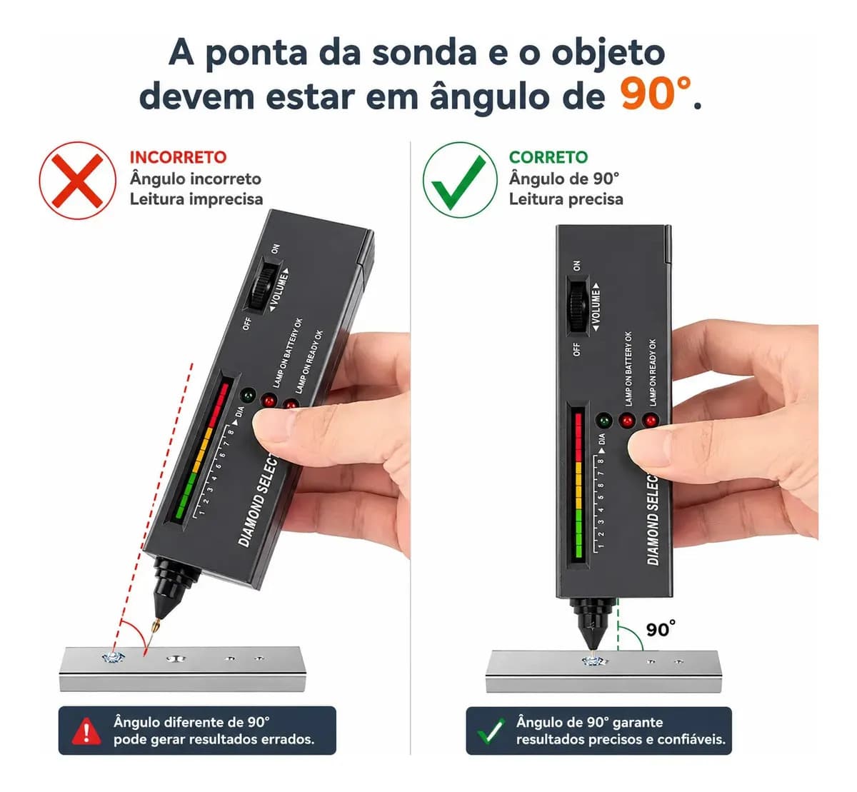 Testador De Diamante Pluma Alta Precisão Diamond Tester — imagem 4