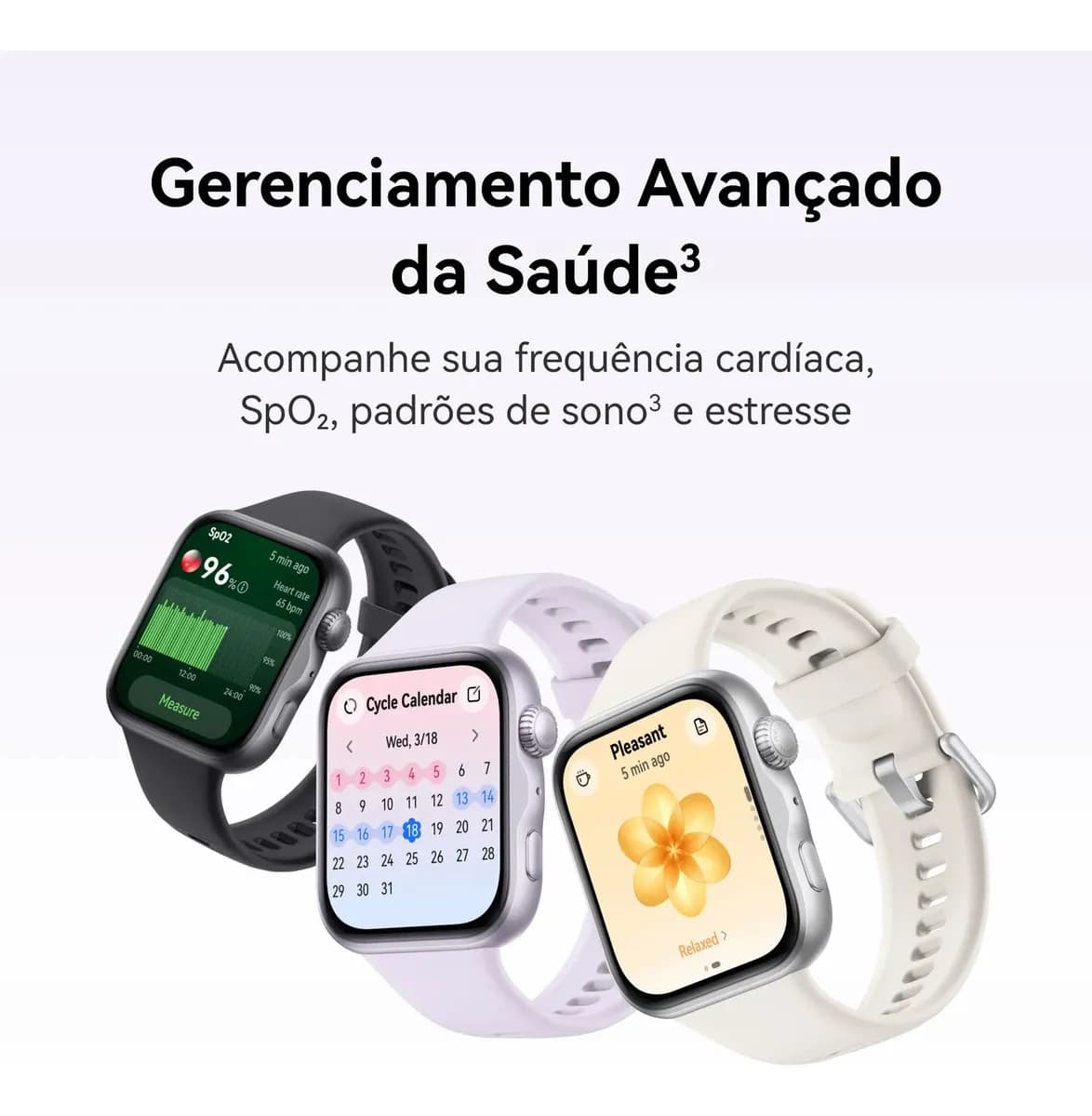 Smartwatch HUAWEI WATCH FIT 5 AMOLED de 182" Design Leve Mini Treino Bateria com Até 10 Dias 64 GB Gerenciamento Avançado da Saúde Monitor do Sono SpO2 GPS Comp — imagem 5
