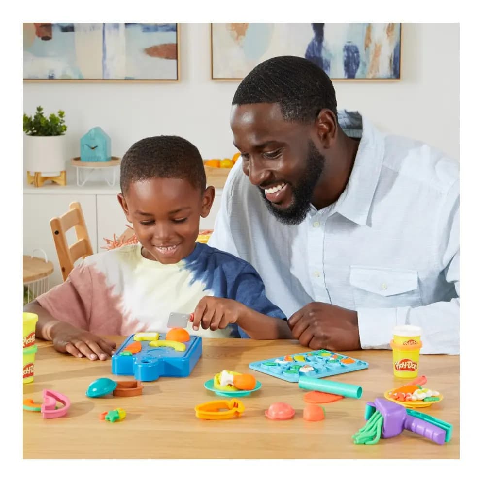 Conjunto Play-doh Pequenos Chefs Starter Branco Vermelho Verde Laranja E Amarelo — imagem 5
