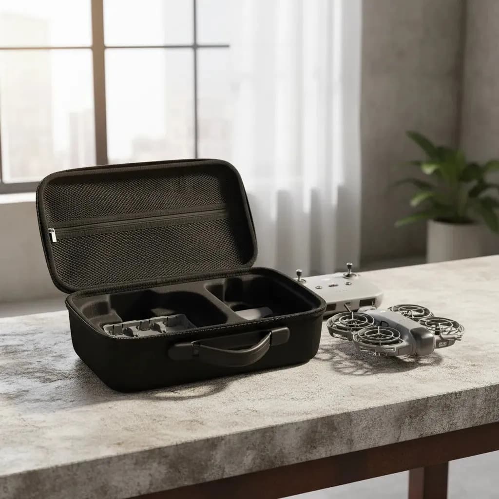 Case Dji Neo 2 Drone Com Porta Baterias Controle E Acessório Cor Preto — imagem 5