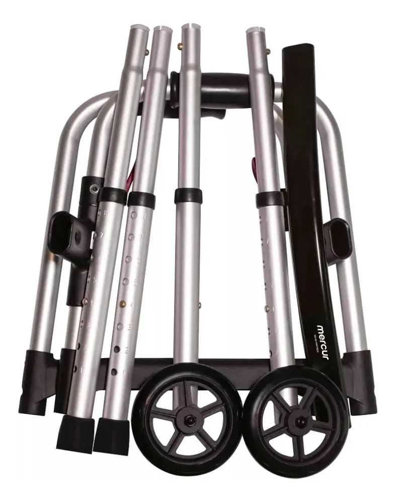 Andador ortopédico Mercur BC1547 ANDADOR COM RODAS prateado — imagem 6