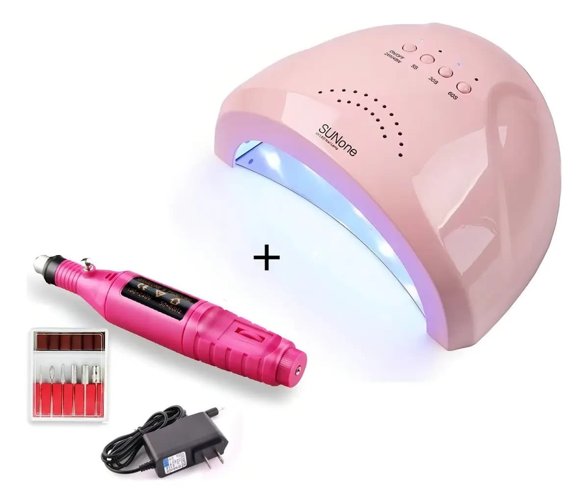 Sun 5 Led Uv Cabine Estufa + Lixadeira Elétrica 24 Hs — imagem 6