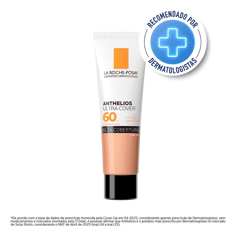 Protetor Solar Facial Alta Cobertura Anthelios La Roche-Posay Cor 3.0 30g — imagem 2