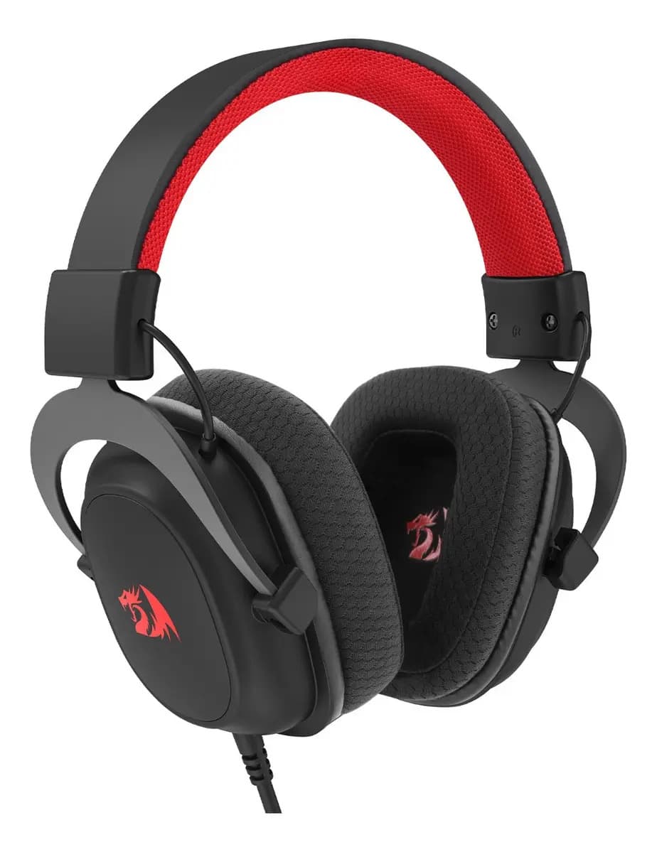 Headset Gamer Redragon Zeus Lite Preto Drivers 53mm com Microfone Removível — imagem 2
