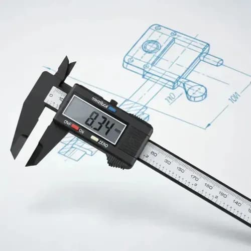 Paquímetro Digital De Alta Precisão Ferramenta De Medição Profissional 150mm (6 Polegadas) + 2 Baterias — imagem 5