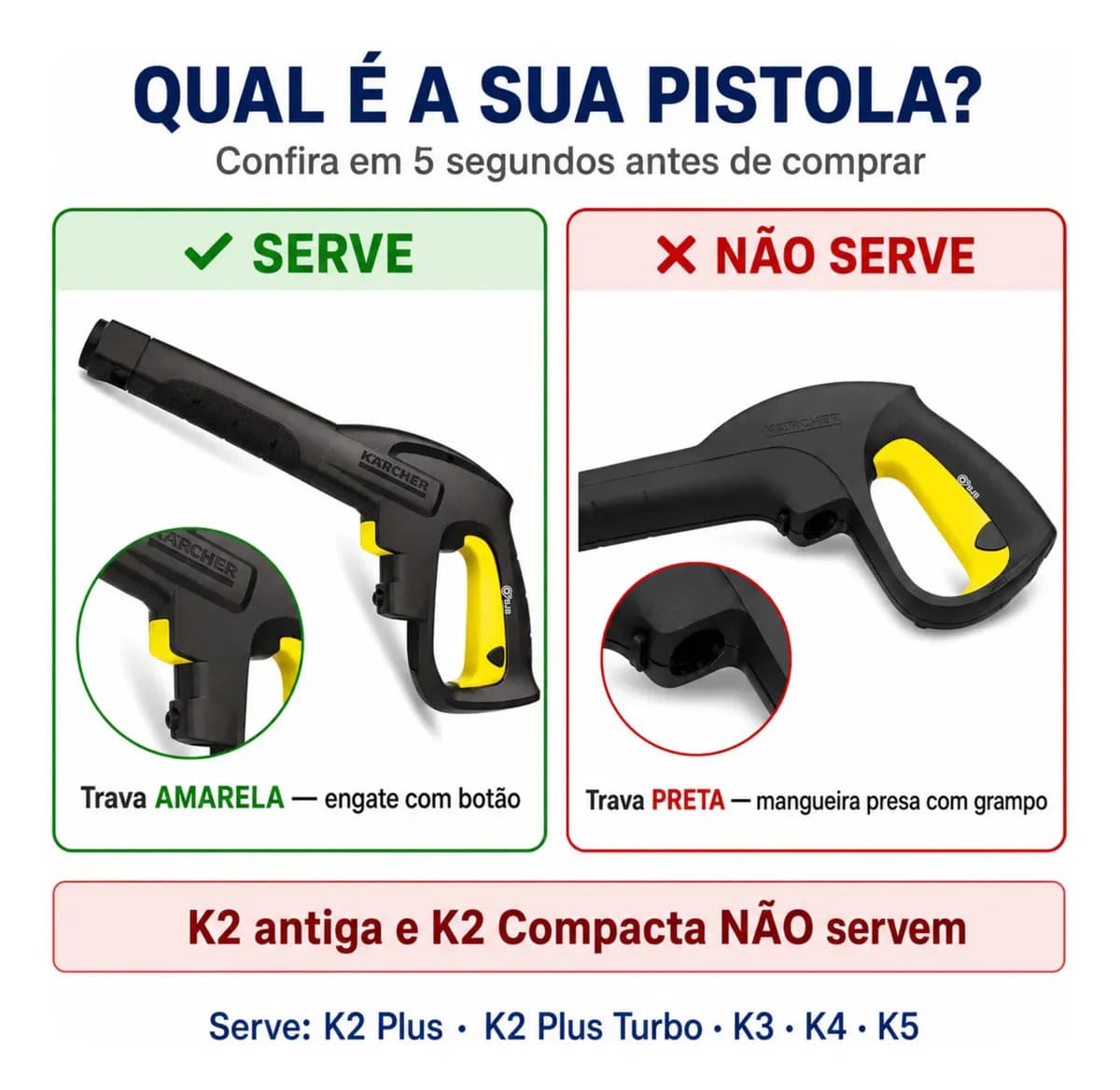 Mangueira Lavadora Alta Pressão Para Karcher K1 K2 K3 K4 K5 10 Metros - BJB equipamentos — imagem 2