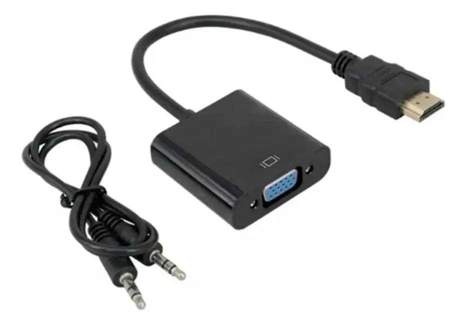 Cabo Adaptador Hdmi Para Vga E Tv Pc Notebook Audio E Video Dr Hank — imagem 3