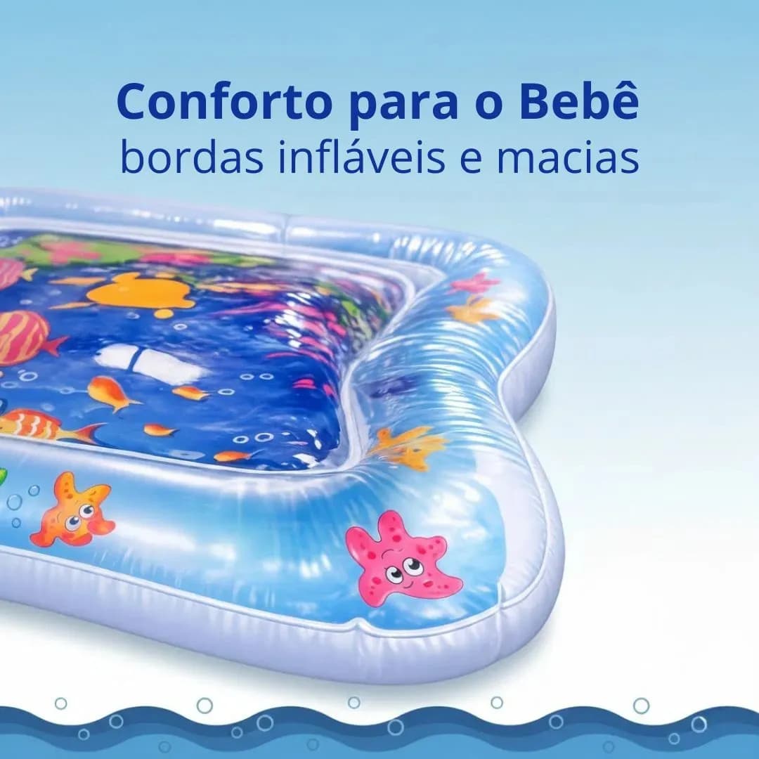 Tapete De Atividades Infantil Bebê Inflável Água Beexcellent — imagem 3