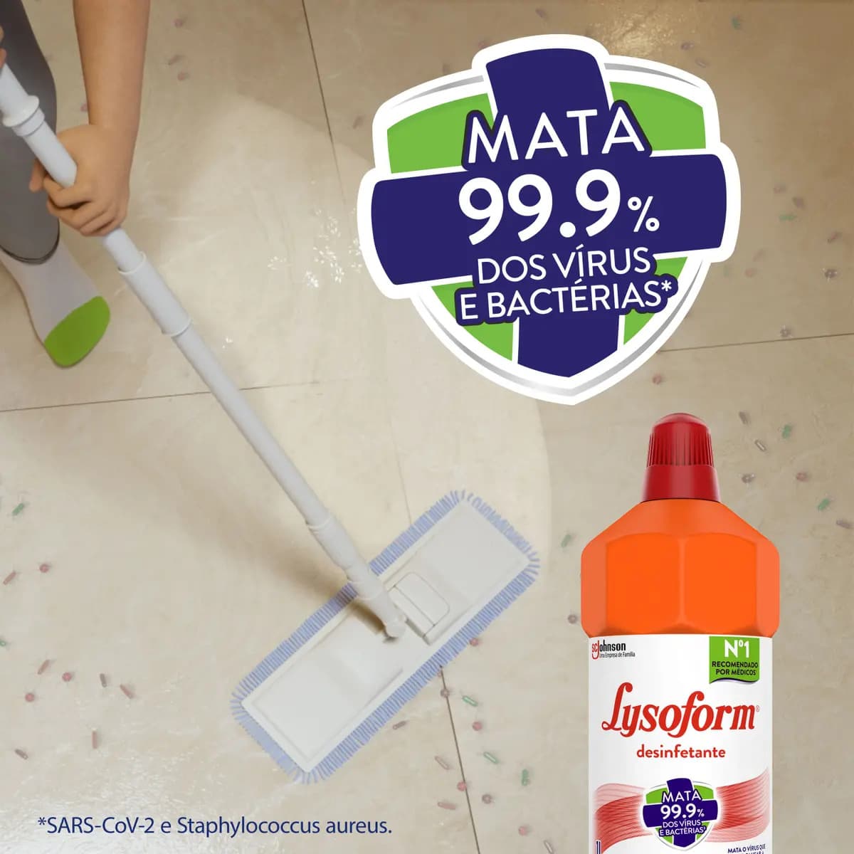 Desinfetante Lysoform Líquido Original Limpeza Pesada e Eficiente 500ml — imagem 4