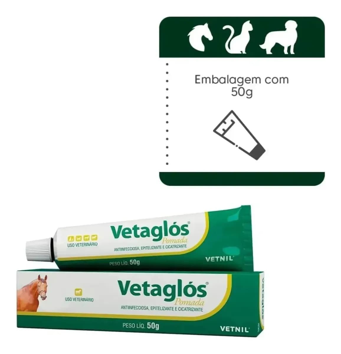 Vetaglos Pomada 50g - Vetnil — imagem 3