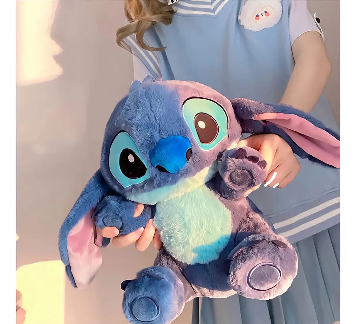 Stitch Urso Pelúcia Lilo E Stitch 35cm Antialérgico -marca registrada- Brinquedo Criativo — imagem 3