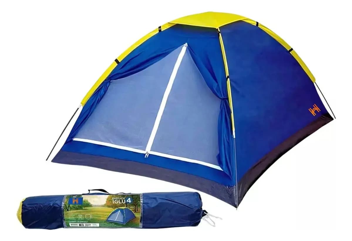 Barraca De Camping Para 4 Até Pessoas Acampamento Homefy