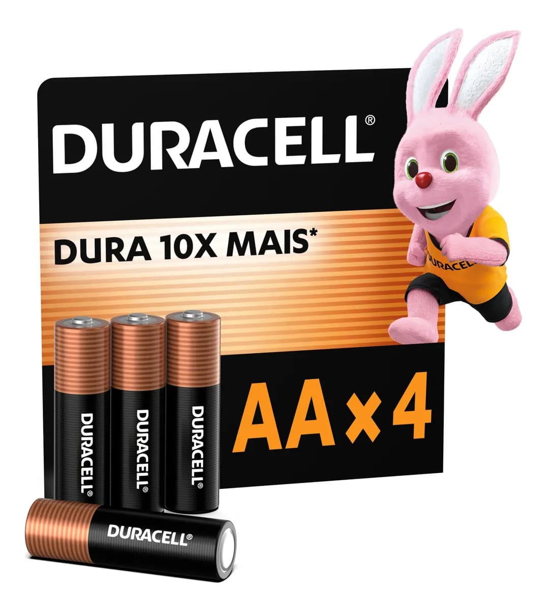 Pilha Alcalina Aa Pequena Duracell Com 4 Unidades — imagem 2