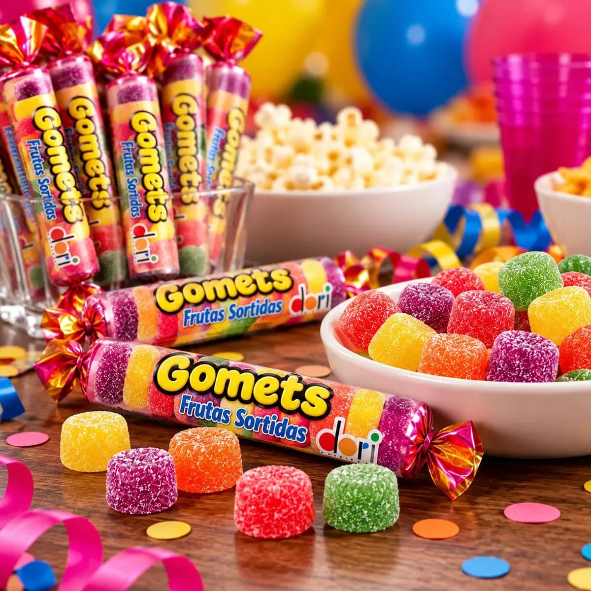 Goma Gomets Dori Frutas Sortidas Caixa 30 Tubos 32g — imagem 3