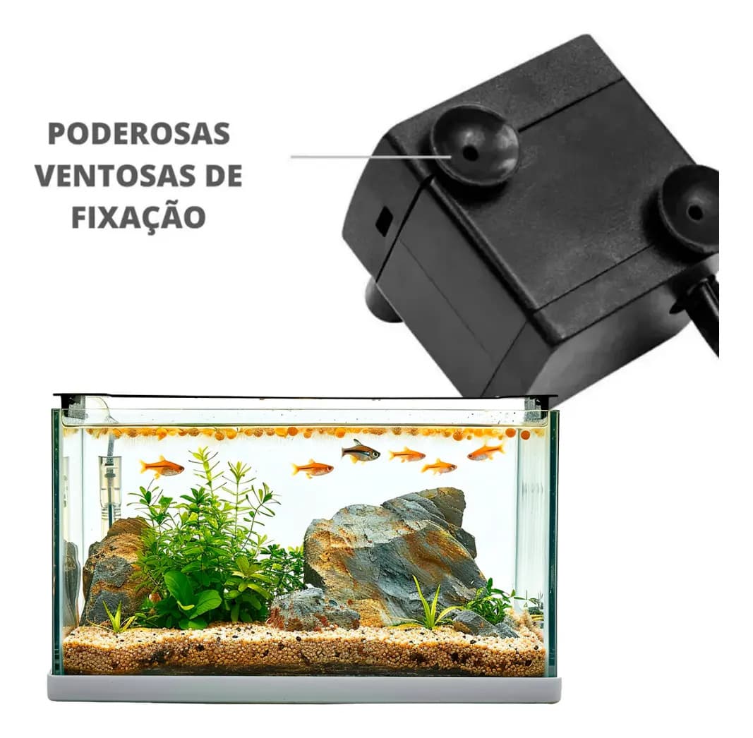 Bomba Motor Para Fonte Água Aquário Napi — imagem 3