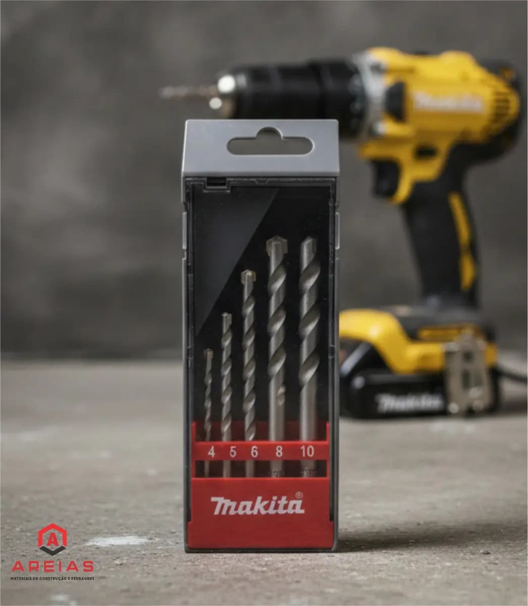 JOGO BROCA WIDIA CONCRETO 5 Pecas 4a10mm - MAKITA D03894 — imagem 4