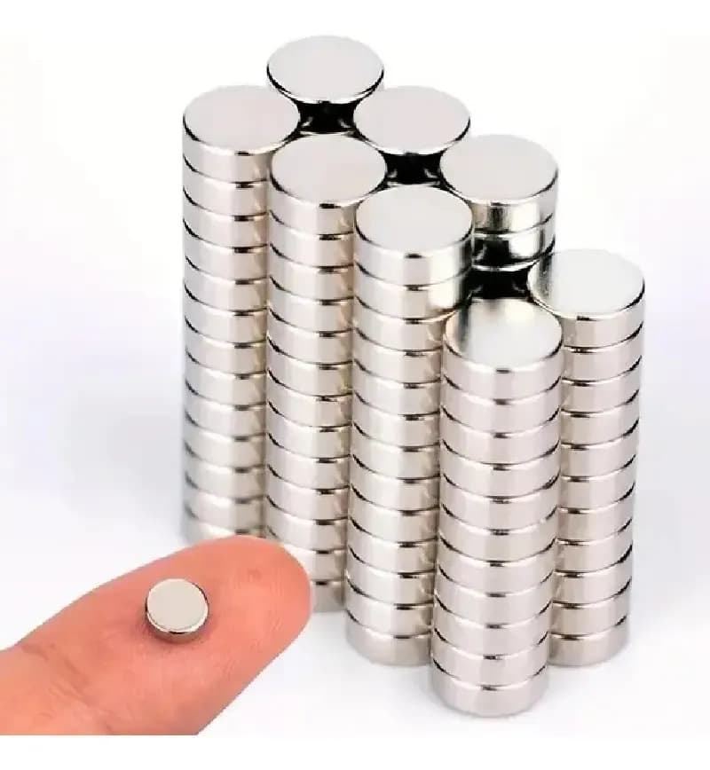 100 Unidades De Ímã De Neodímio - Disco 6x2mm — imagem 5