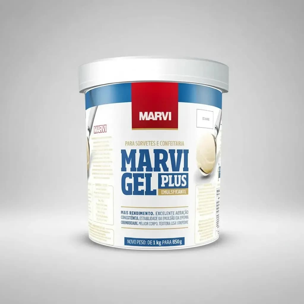 Emulsificante Gel Plus Para Confeitaria E Sorvete 850g Marvi — imagem 3