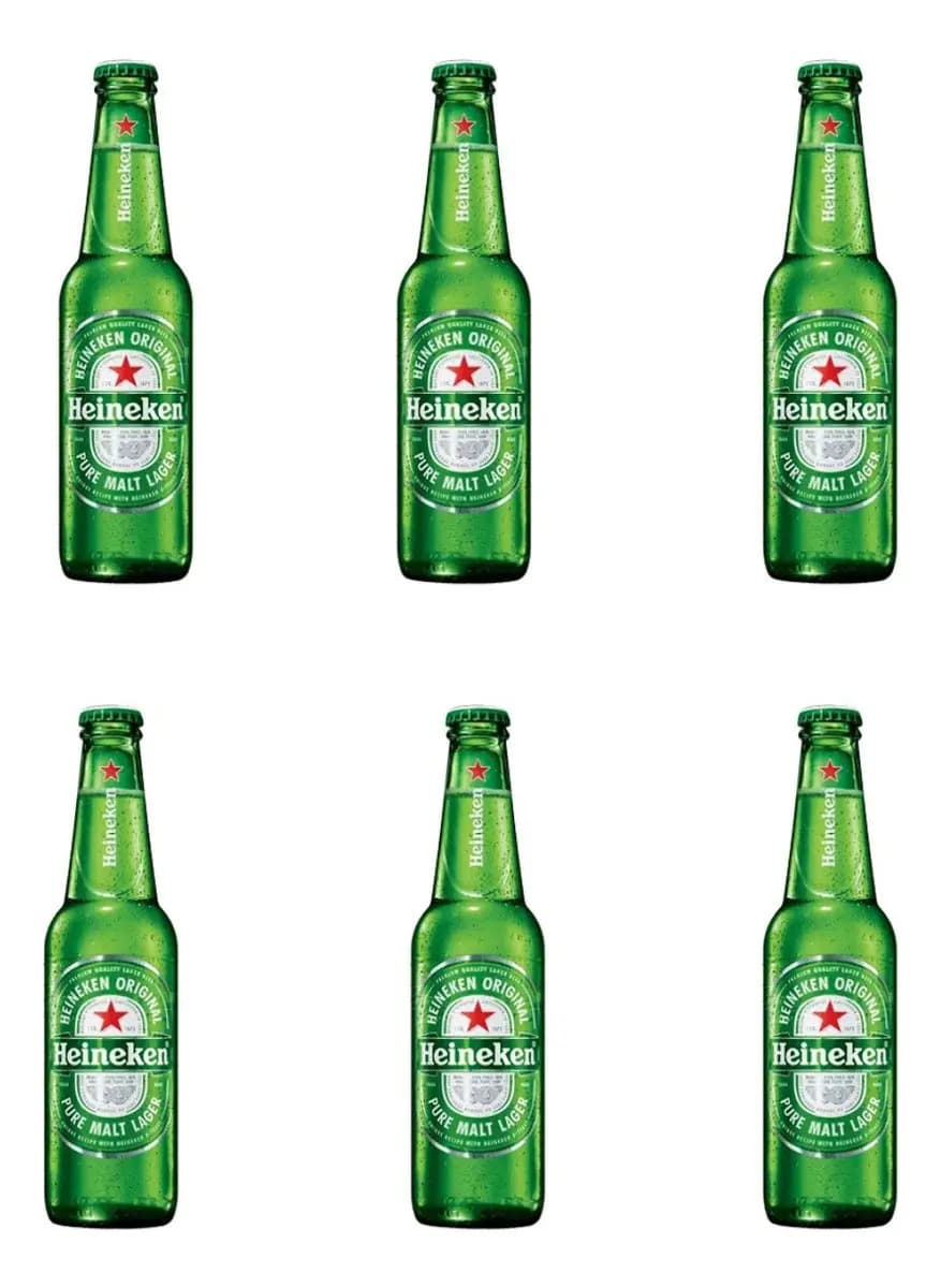 Cerveja Heineken Premium Garrafa 6 Long Neck 330ml — imagem 3