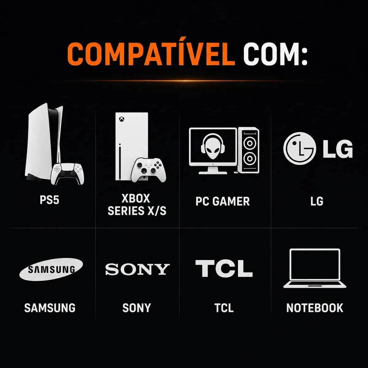 Cabo HDMI 2.1 8K 1,5 metros 4K 120fps PS5 Xbox Series X/S TV OLED 48Gbps Blindado Compatível com PS5 Xbox Series PC Gamer Notebook TV - YUSO — imagem 3