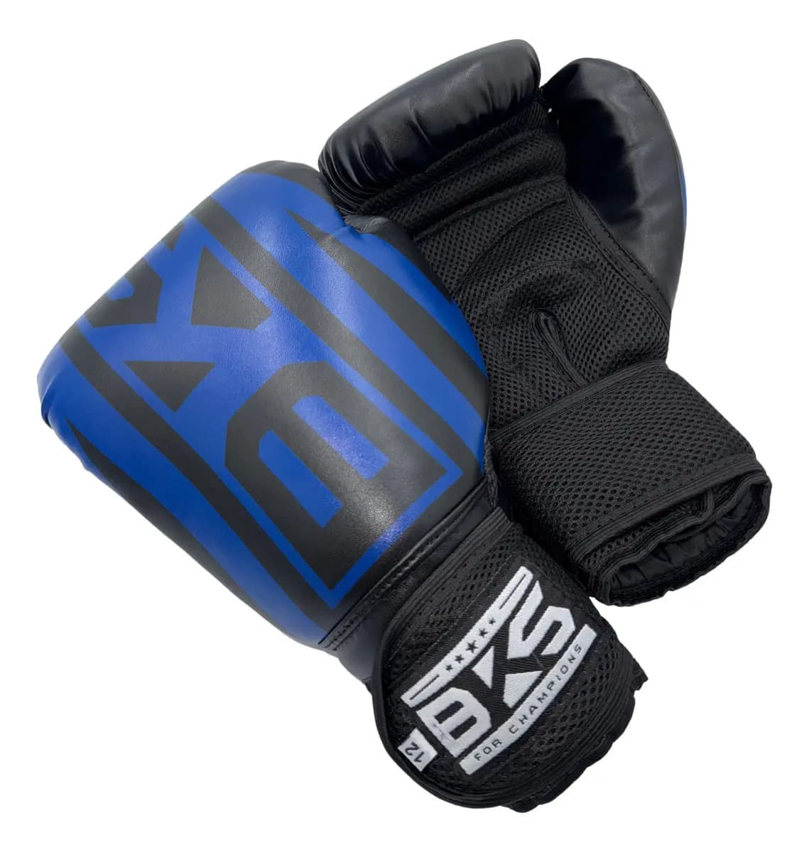 Luva De Boxe Treino Muay Thai Kickboxing Profissional Bks Cor Azul Tamanho 14oz — imagem 4