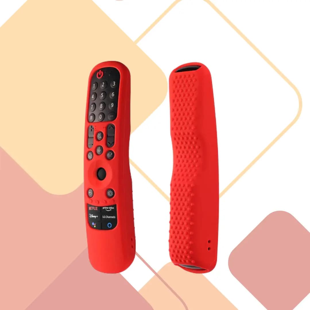 Capa Controle Remoto Case De Silicone Tv LG Magic Vermelha Vermelho — imagem 5