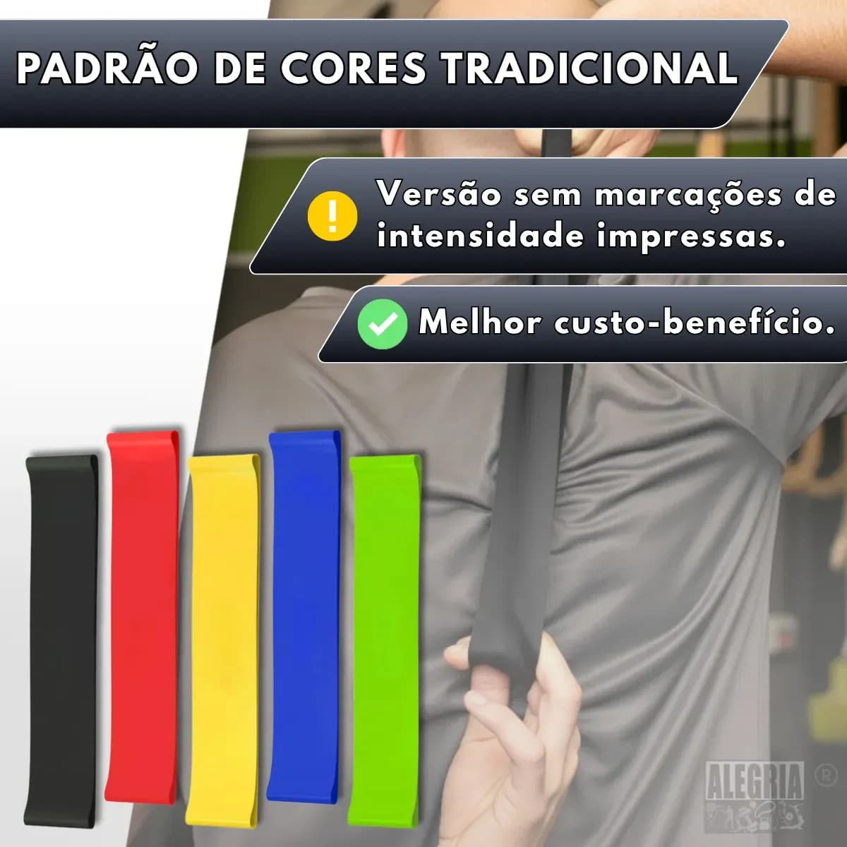 Kit 5 Faixa Elástica Super Mini Band Extensor Elástico Para Treino Resistência Funcional Academia Ginástica Yoga Esporte Banda Extra Forte De Treinamento Pilate — imagem 4