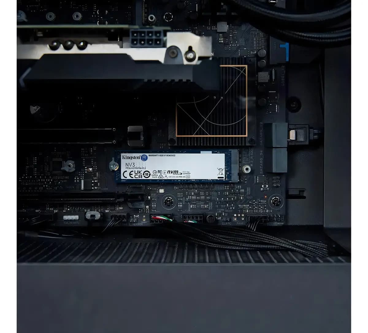 Unidade Sólida Kingston Nv3 Nvme Pcie 4.0 500 Gb Ssd Azul — imagem 3