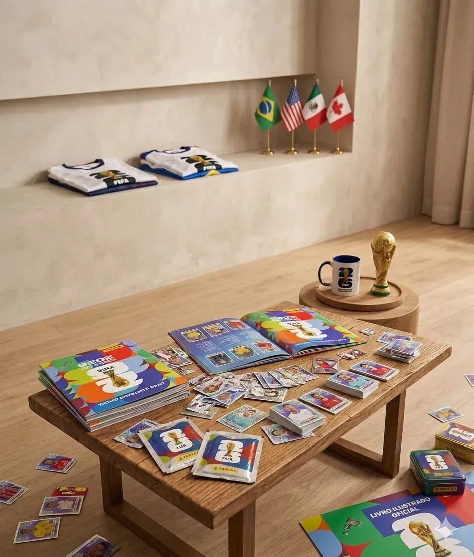 Kit 5 Envelopes Pacotinhos Figurinhas Copa do Mundo 2026 Fifa World Cup Futebol — imagem 6