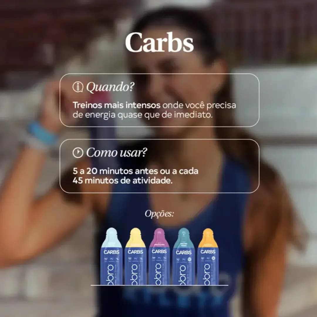 Carbs Gel de Carboidratos Dobro Sabor Maracujá (10 unidades de 30g cada) — imagem 4
