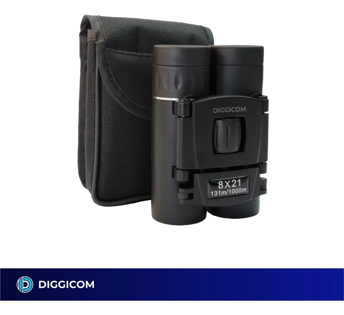 Binóculo Profissional Infantil Pequeno Longo Alcance 8x21 + Bolsa Cor Preto Diggicom — imagem 2