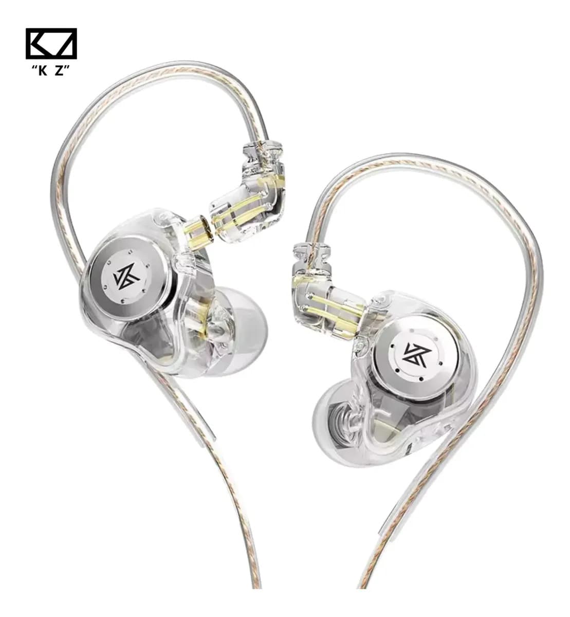 Fone KZ EDX Pro Original Sem Microfone Retorno de Palco In Ear Monitor Auricular Músicos DJ Igrejas Cantores