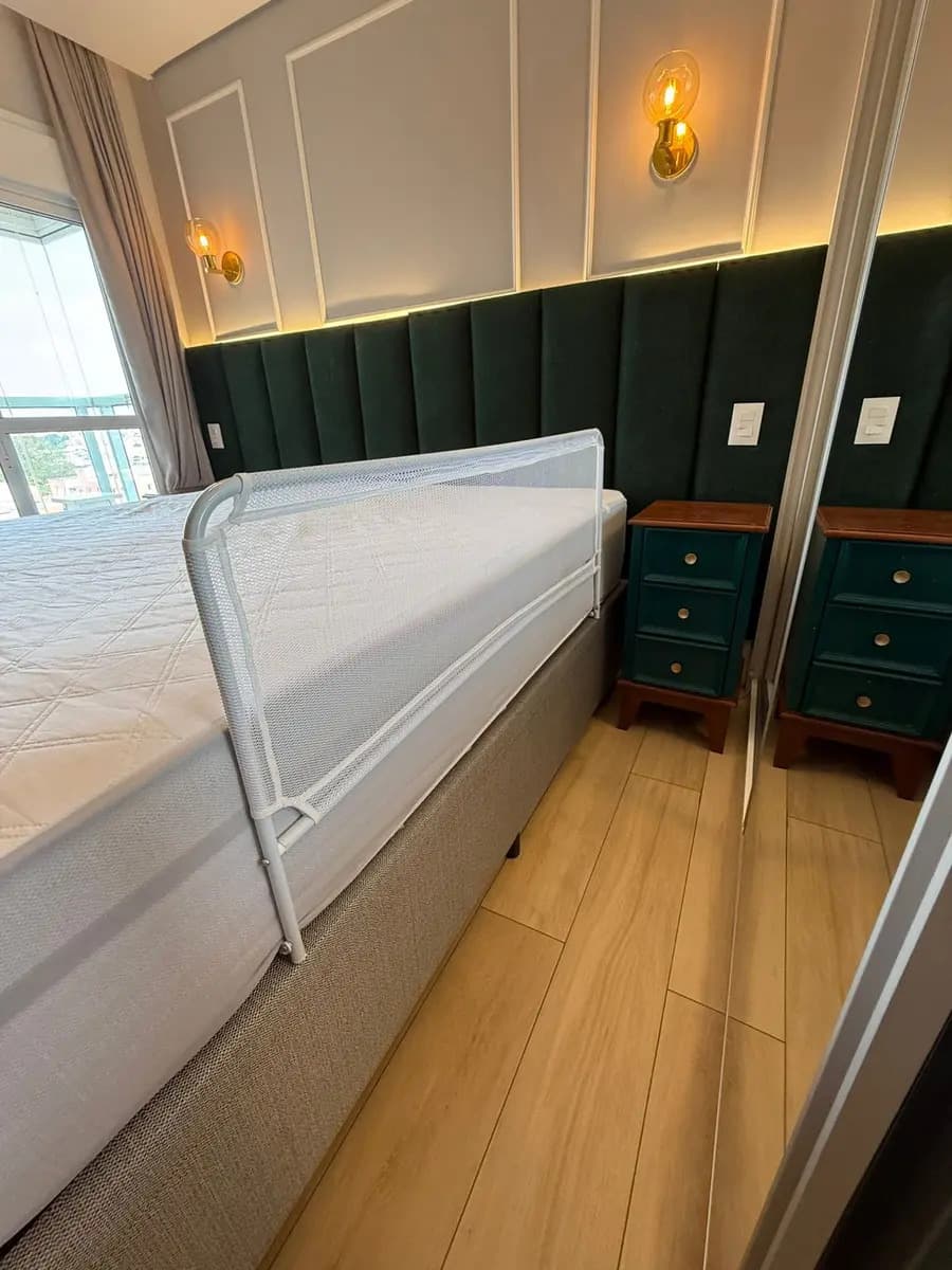 Grade De Cama Box Master Medidas 120 X 54 Branca Ninos Branco Lisa — imagem 6